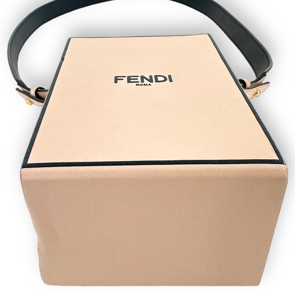 FENDI Pink Vertical Crossbody Logo Box Bag - Picture 10 of 14